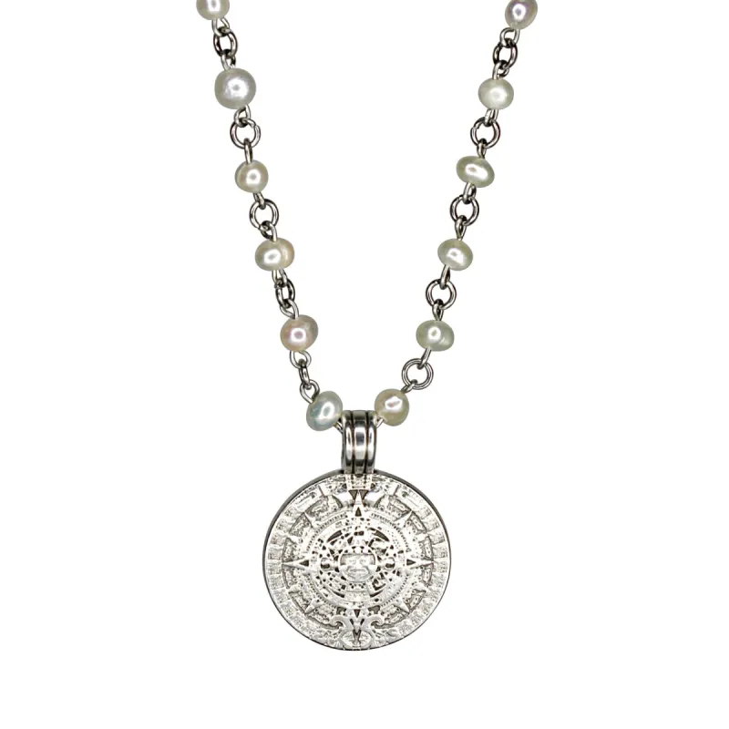 Pearl Coin Necklace sold by MHART