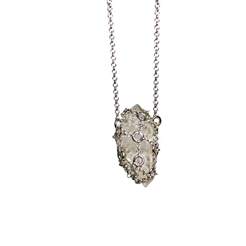 Caged Quartz Necklace sold by MHART