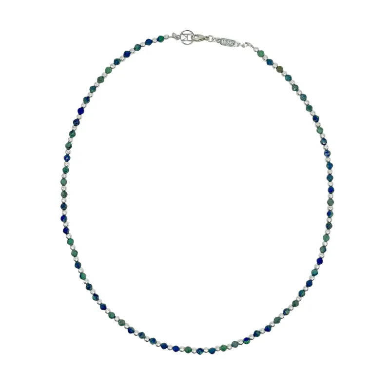 African Turquoise Gem 18" Necklace sold by MHART