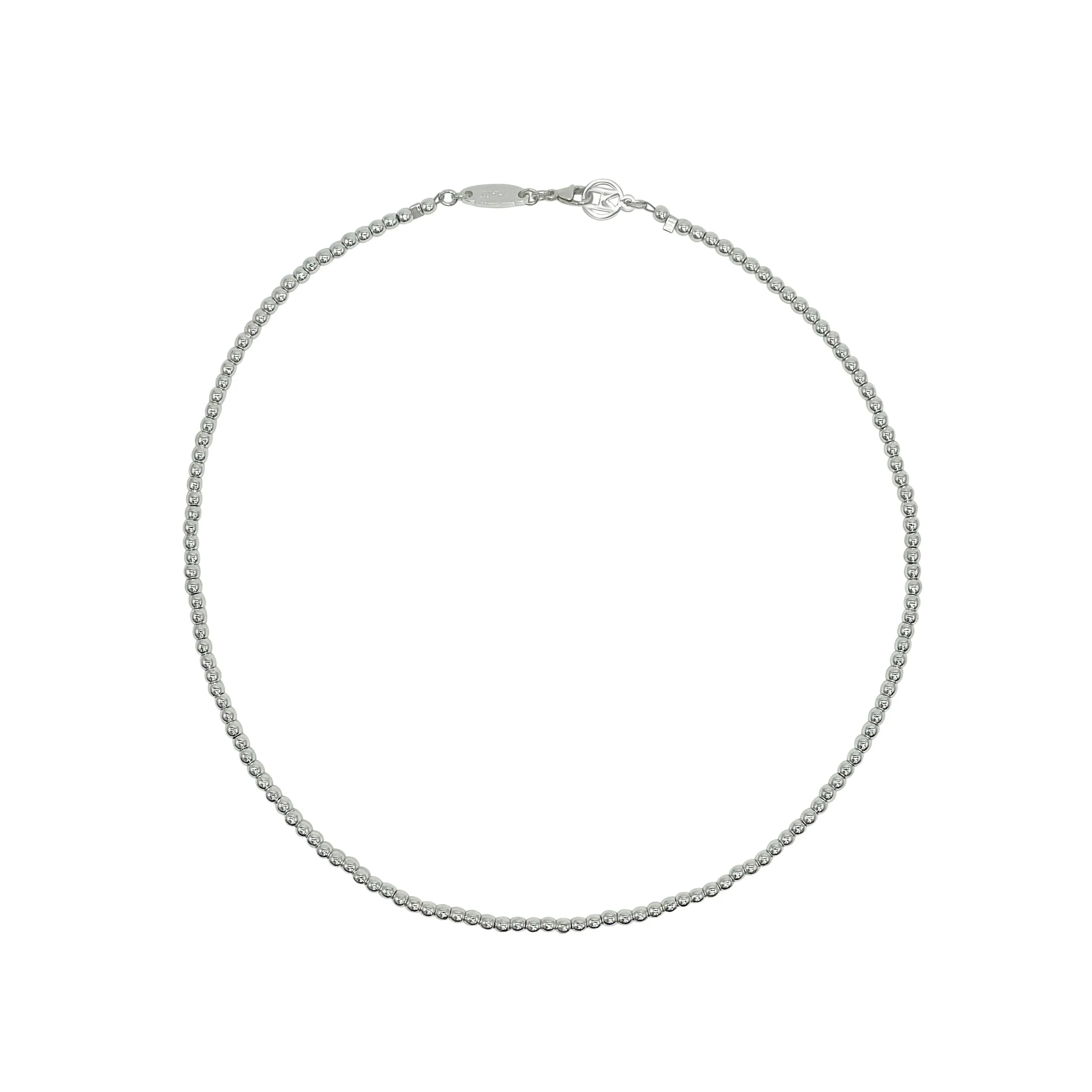 Silver Hematite Short Necklace sold by MHART