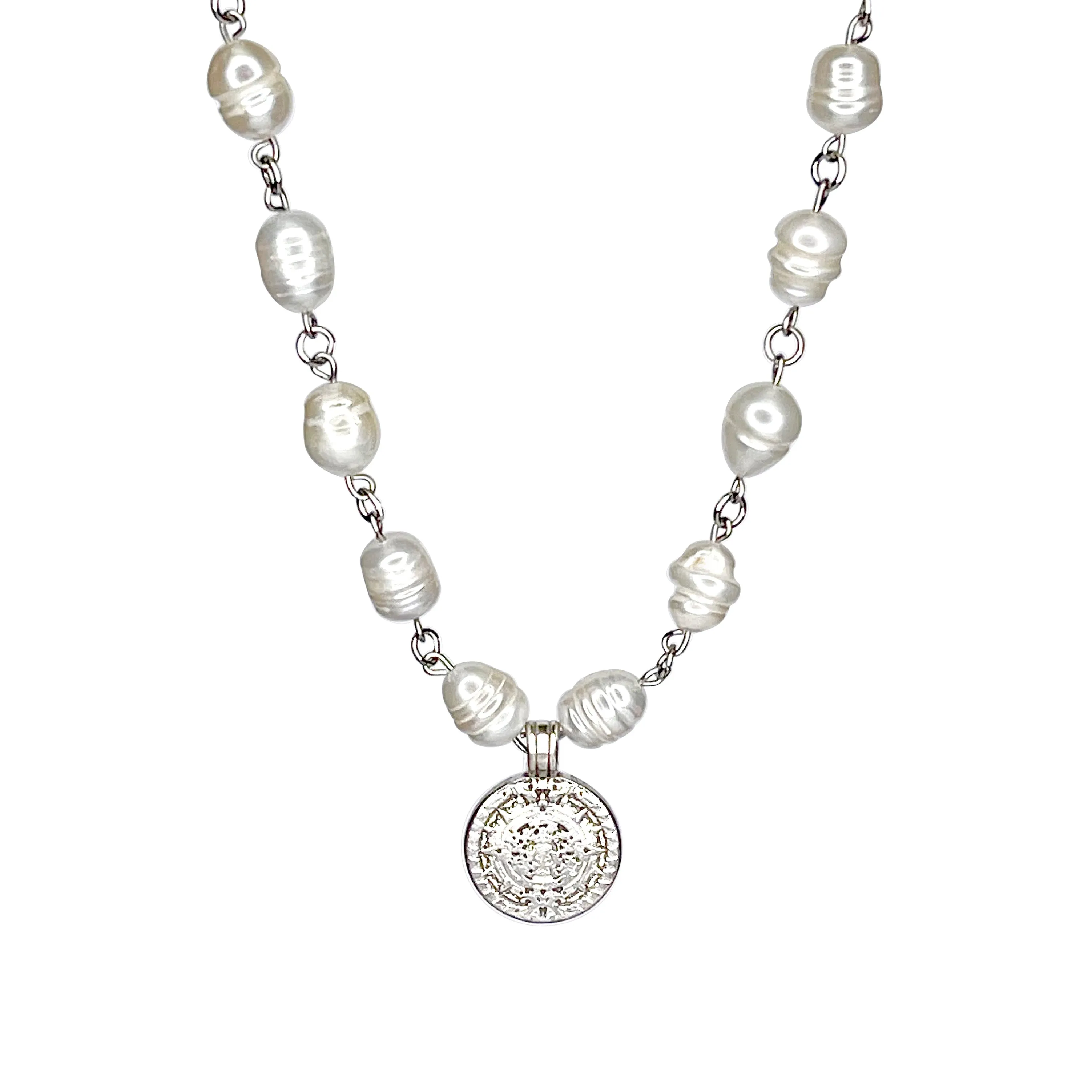 Pearl Coin Necklace sold by MHART