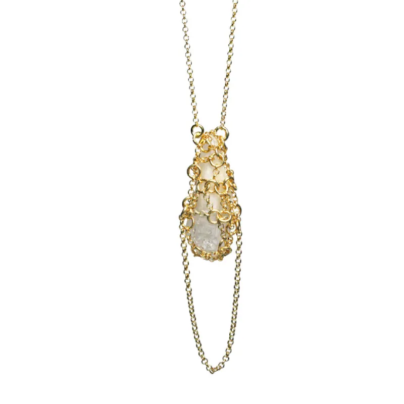 Caged Quartz Necklace sold by MHART