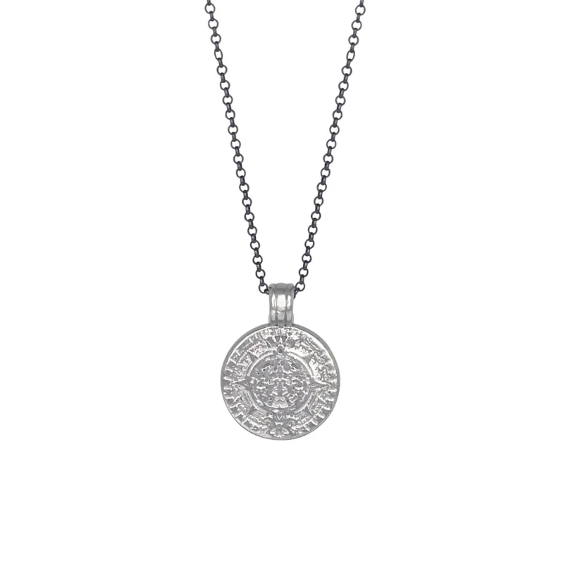 Silver Coin Necklace sold by MHART