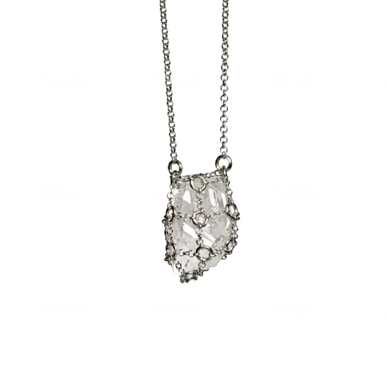 Caged Quartz Necklace sold by MHART