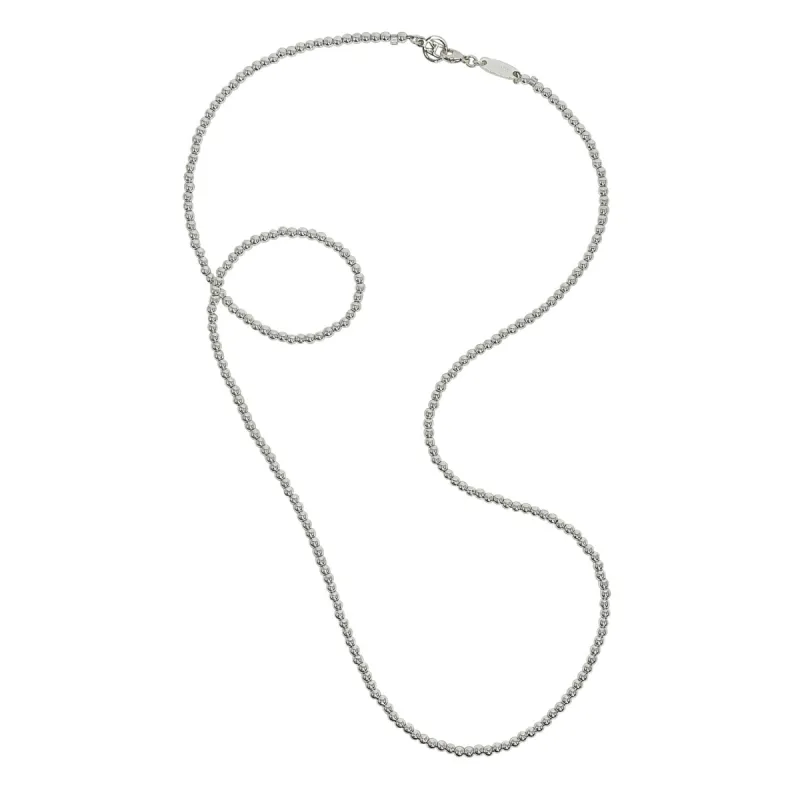 Silver Hematite Stone Necklace sold by MHART