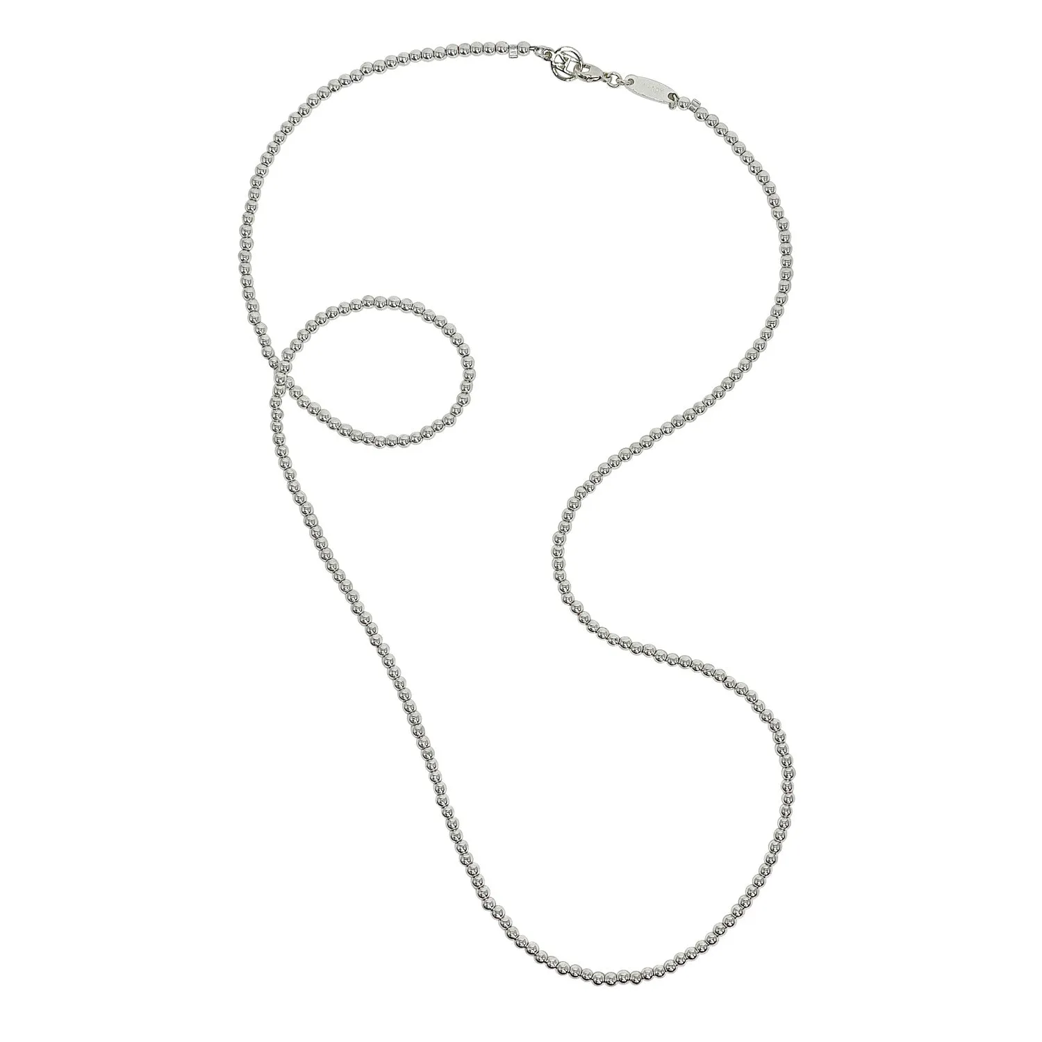 Silver Hematite Stone Necklace sold by MHART