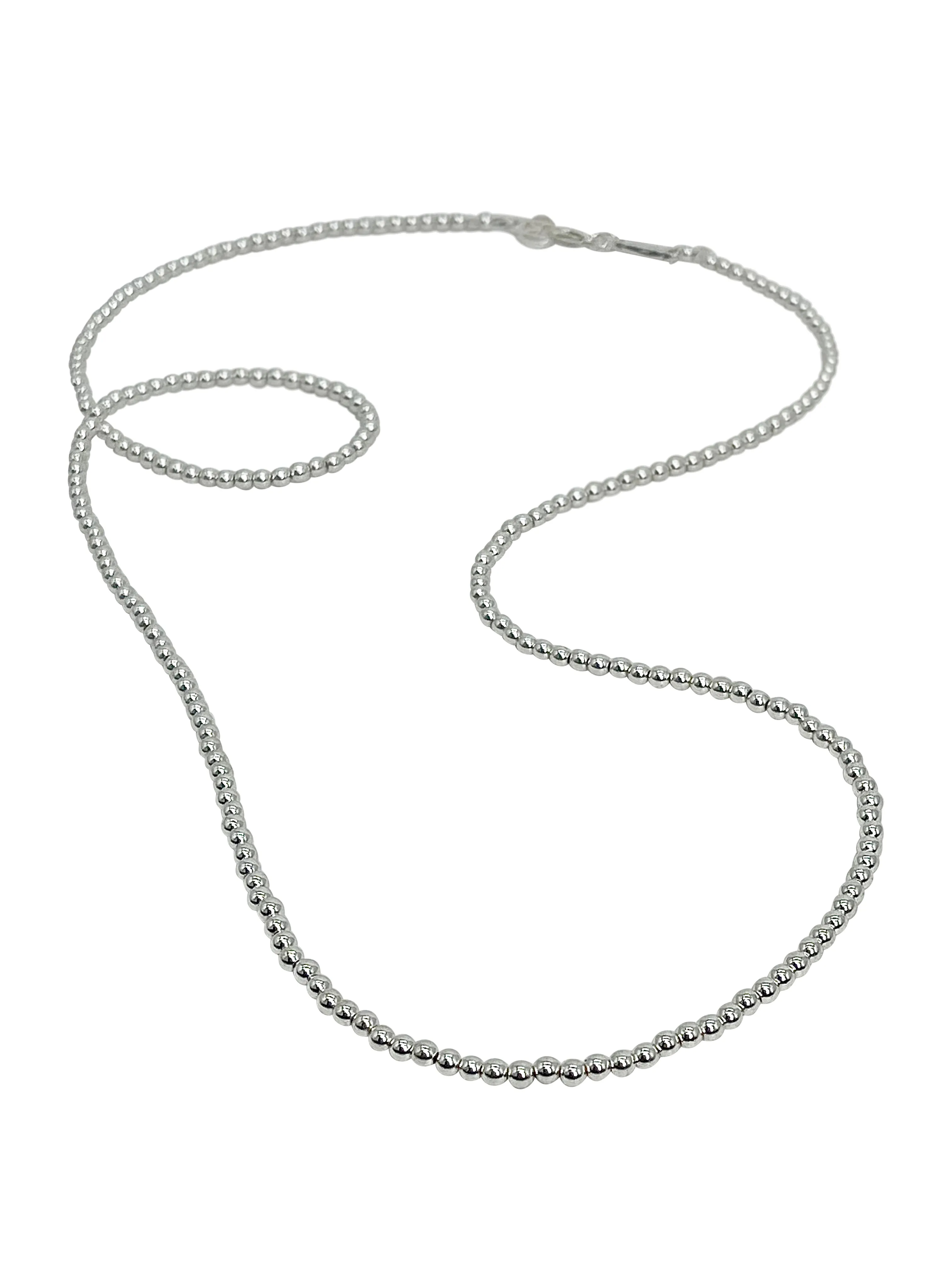 Silver Hematite Stone Necklace sold by MHART product image thumbnail 4