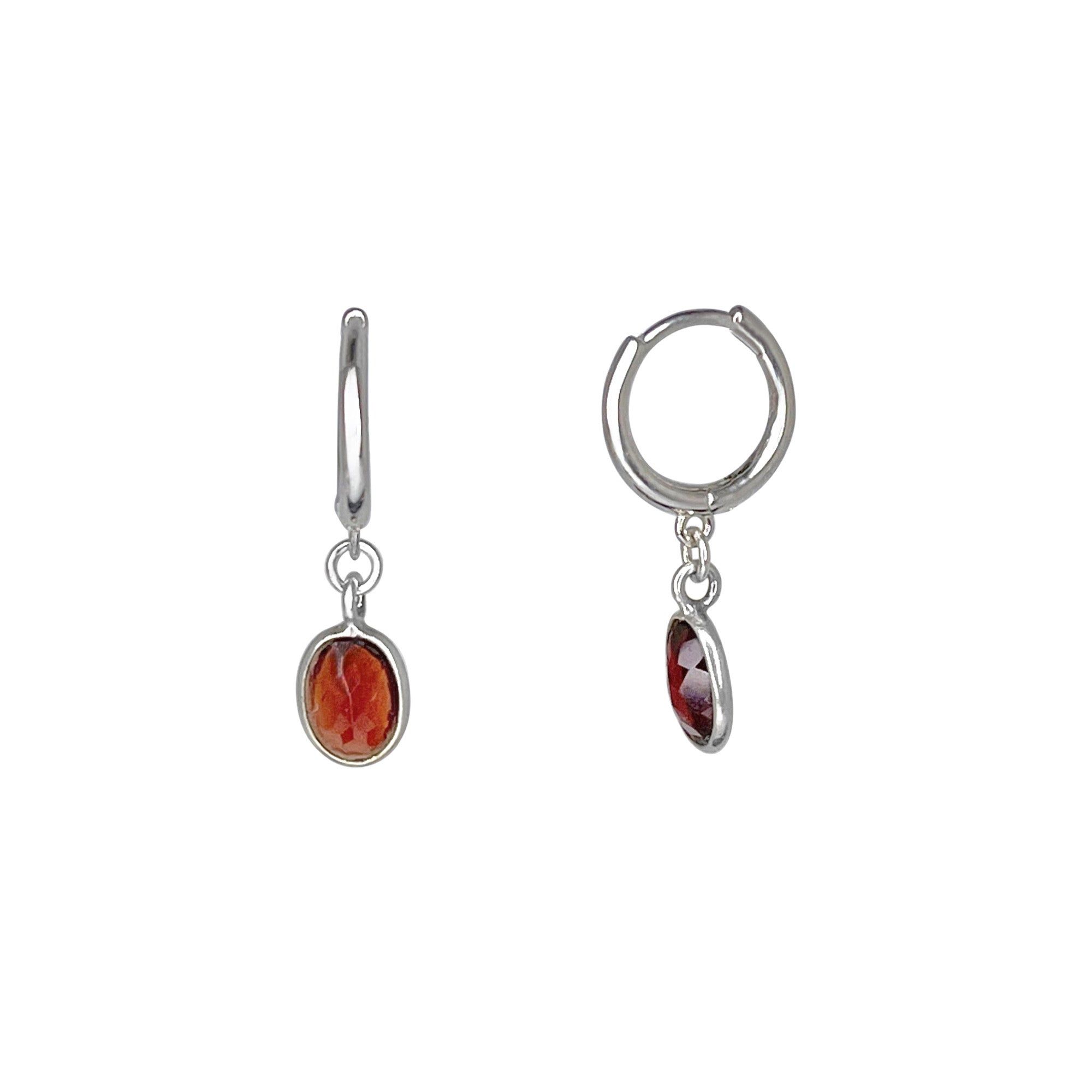 Mozambique Garnet Earrings sold by MHART