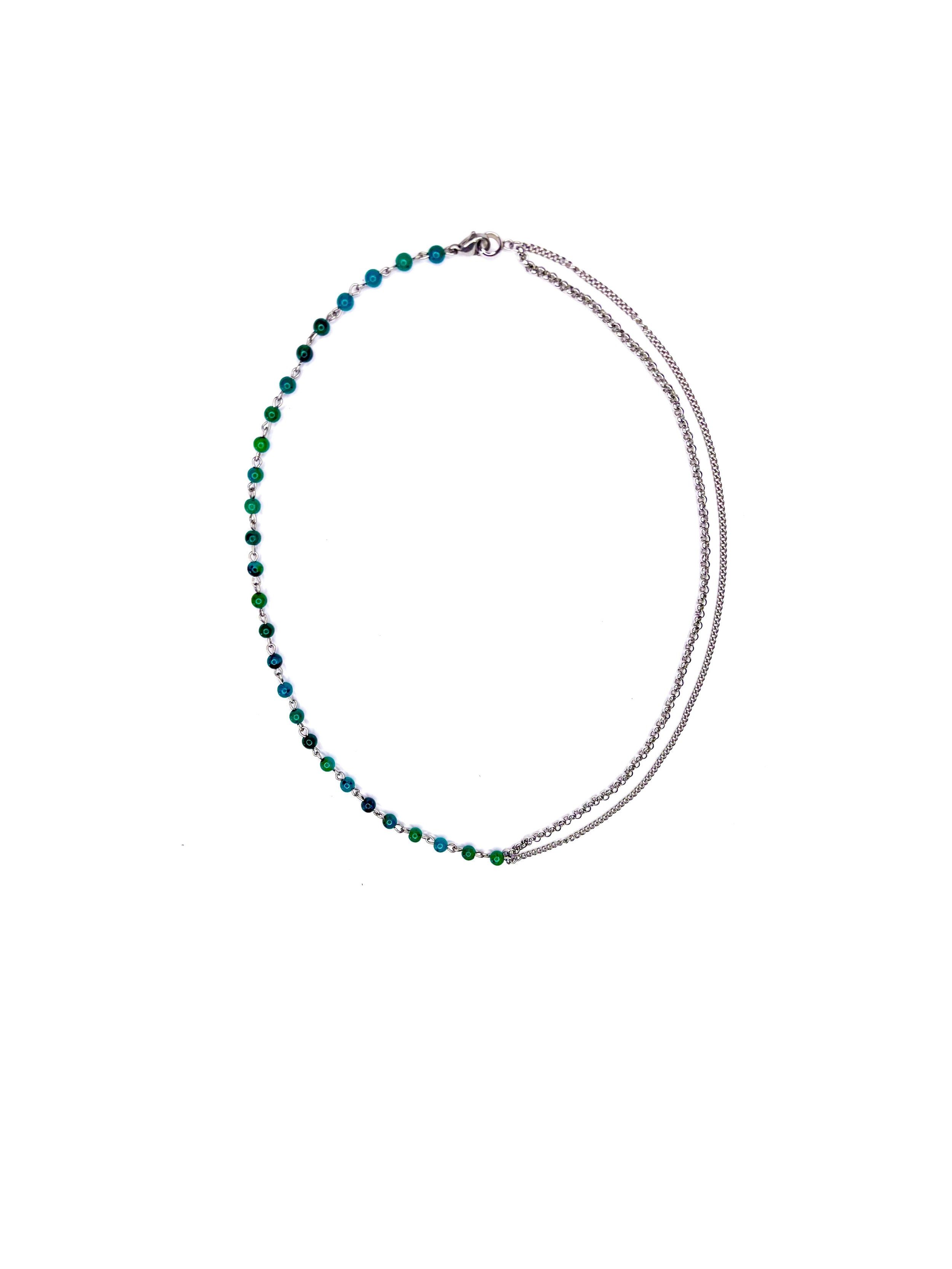 Malachite Chain Necklace sold by MHART