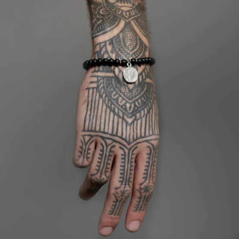 Coin Onyx Bracelet sold by MHART