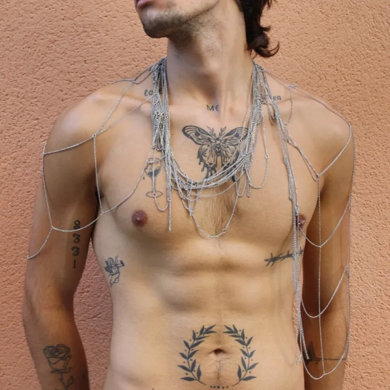 Web Chain Shawl sold by MHART