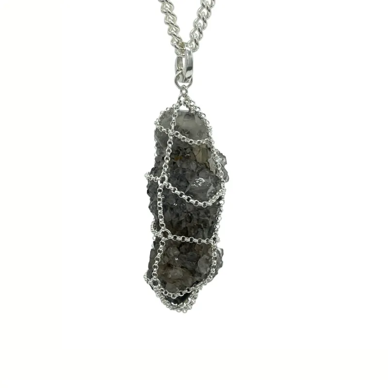 Caged Smoky Quartz Pendant sold by MHART