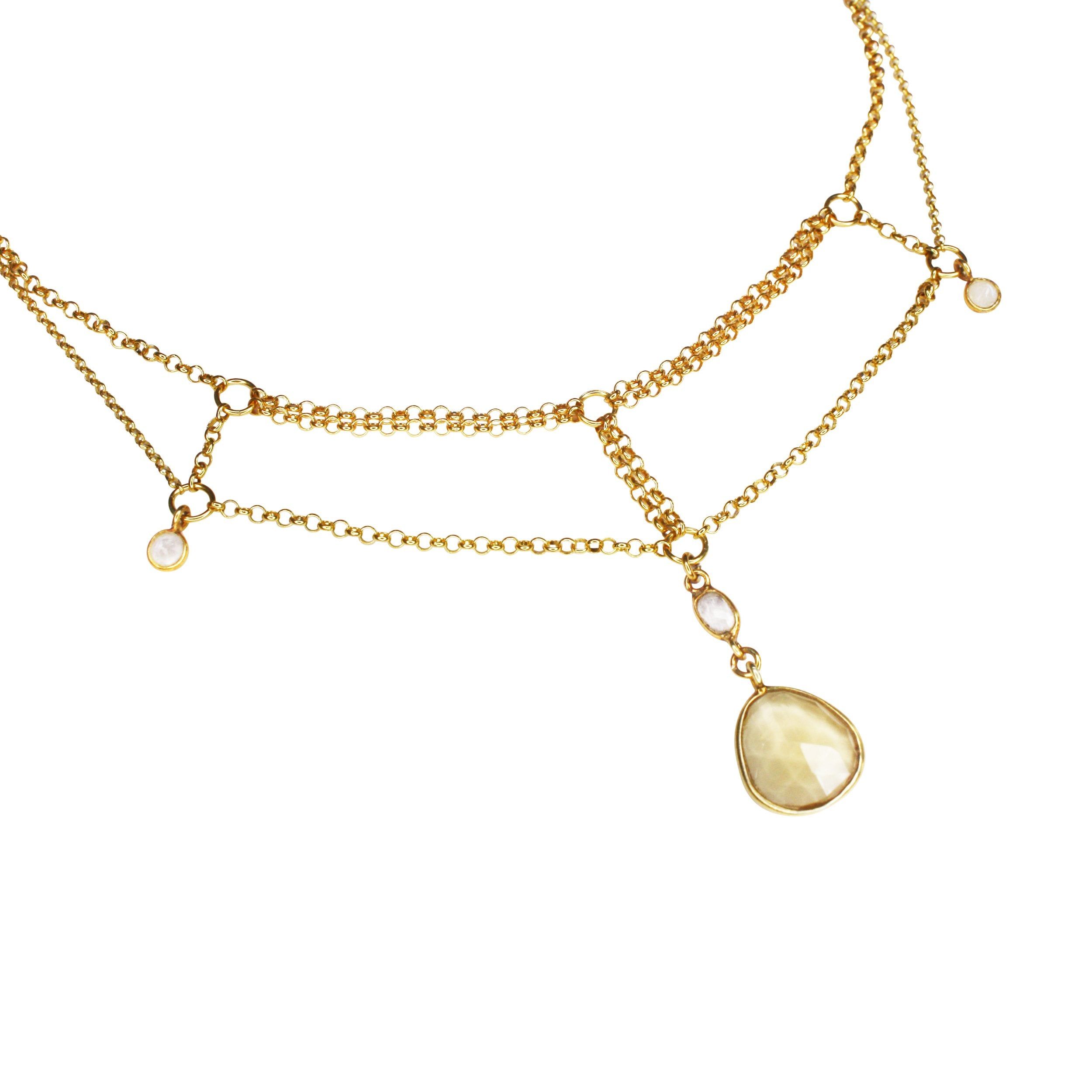 Gemstone Chain Collar sold by MHART product image thumbnail 2