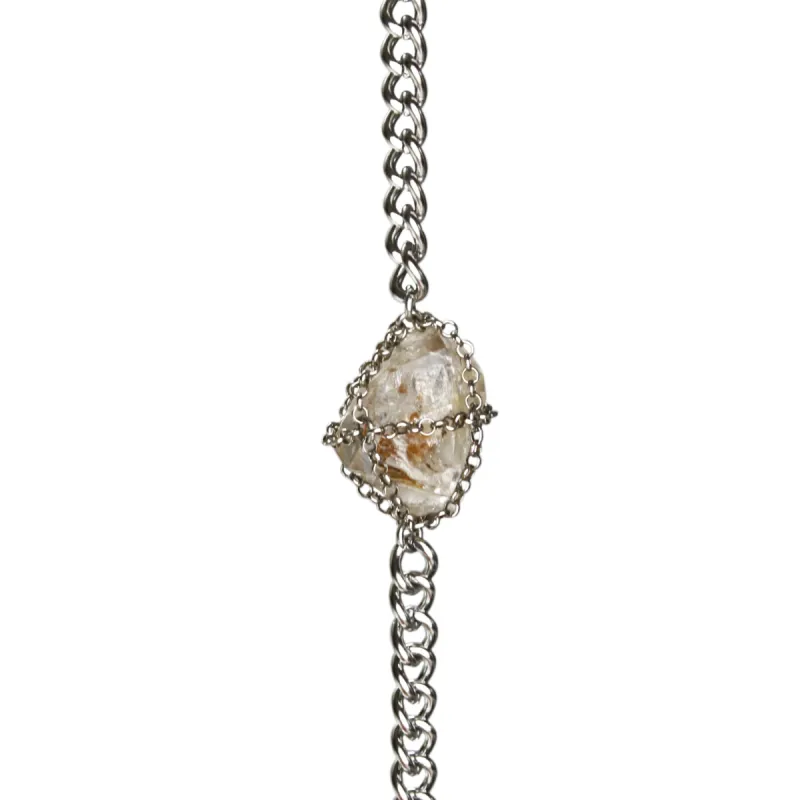 Caged Quartz Chain Necklace sold by MHART