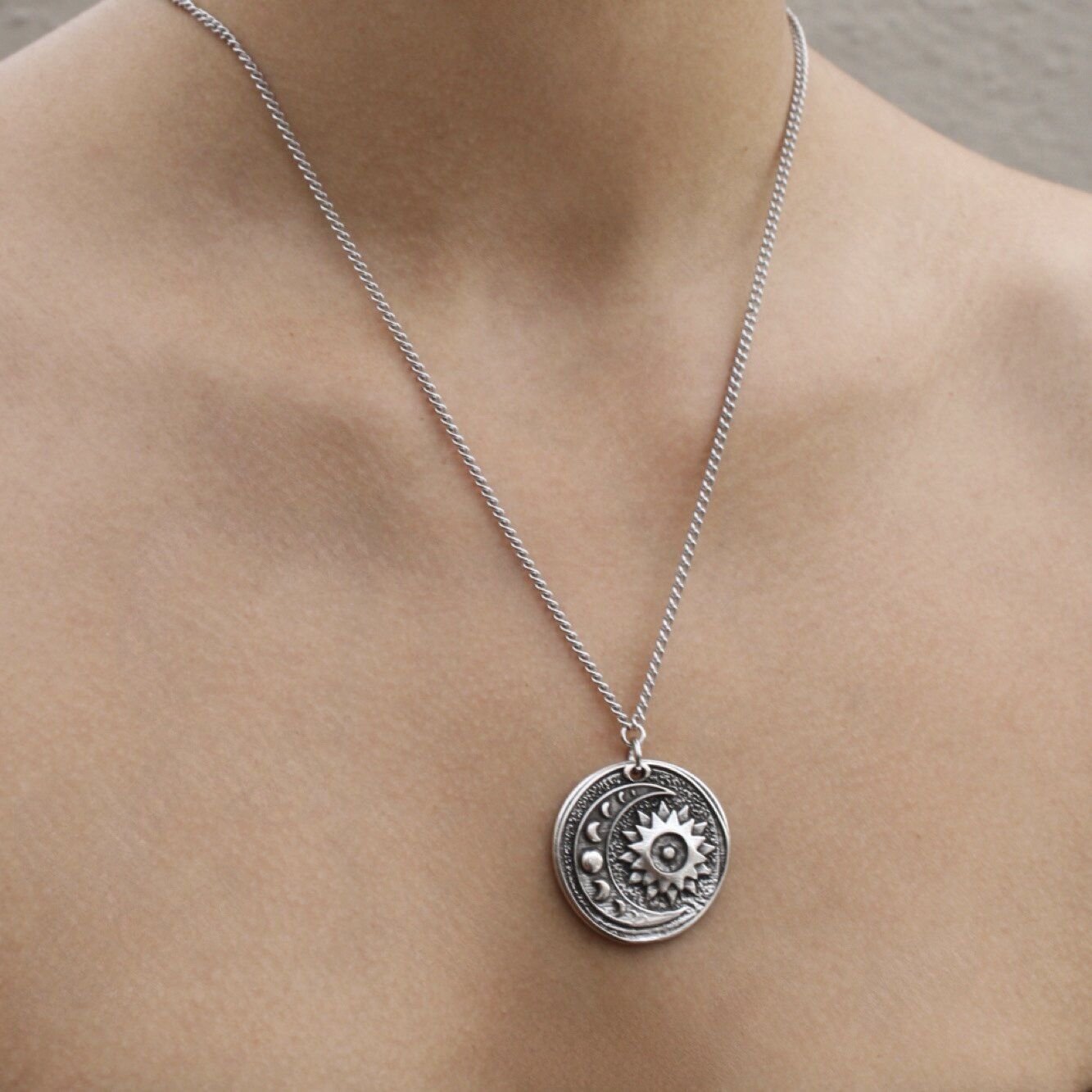 Sun and Moon Necklace sold by MHART product image thumbnail 3