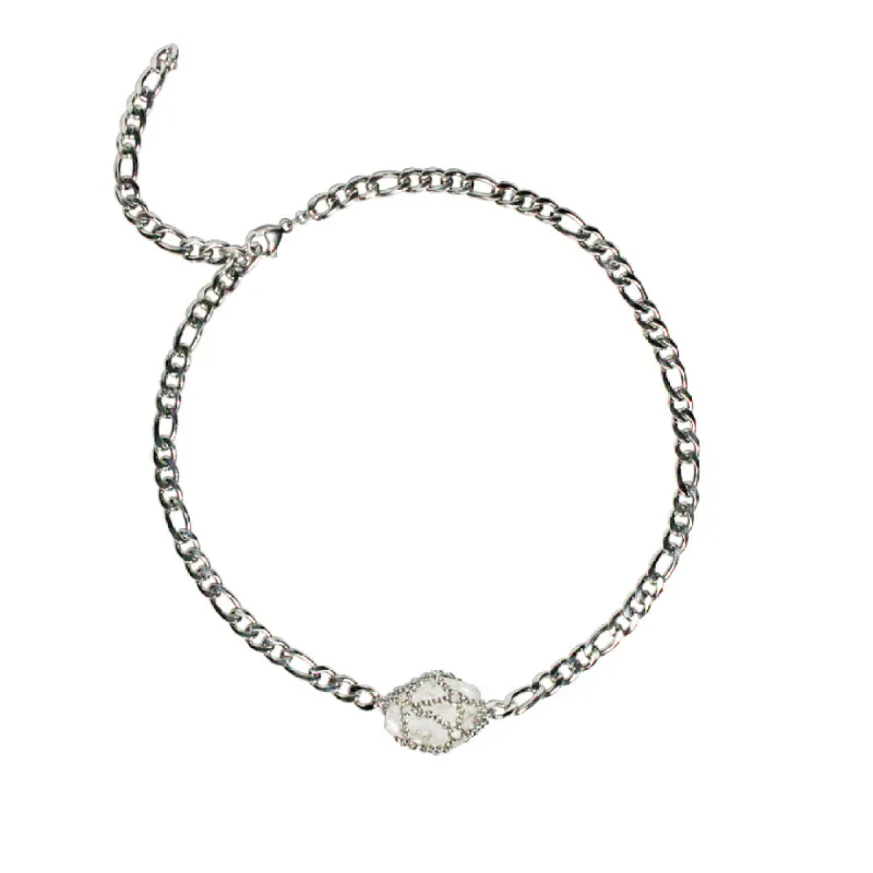 Caged Quartz Choker Chain made by MHART