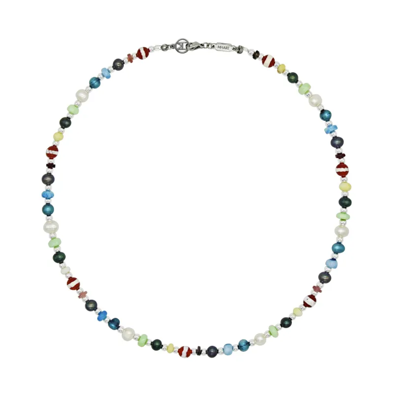 Rainbow Pride Gemstone Necklace sold by MHART