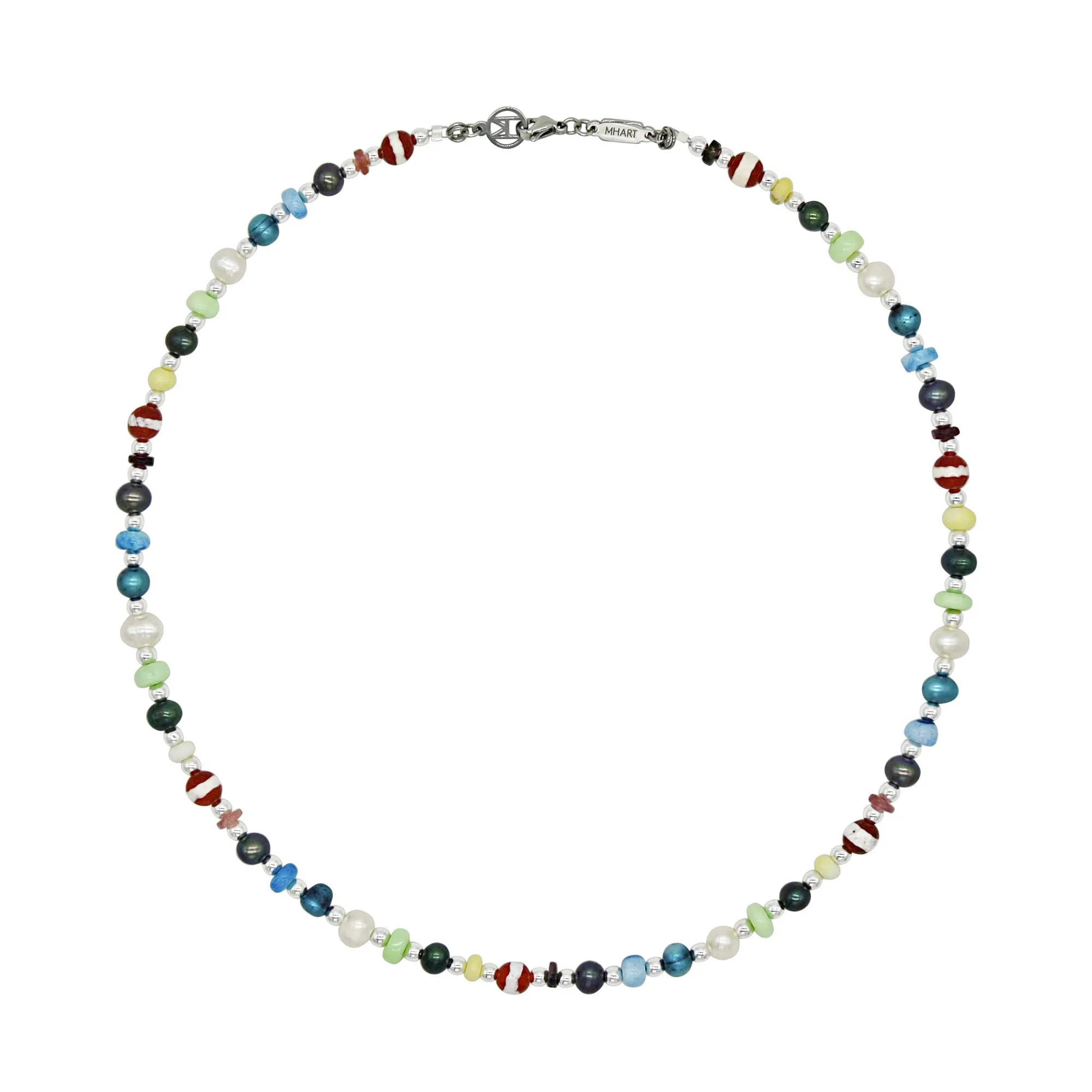 Rainbow Pride Gemstone Necklace sold by MHART