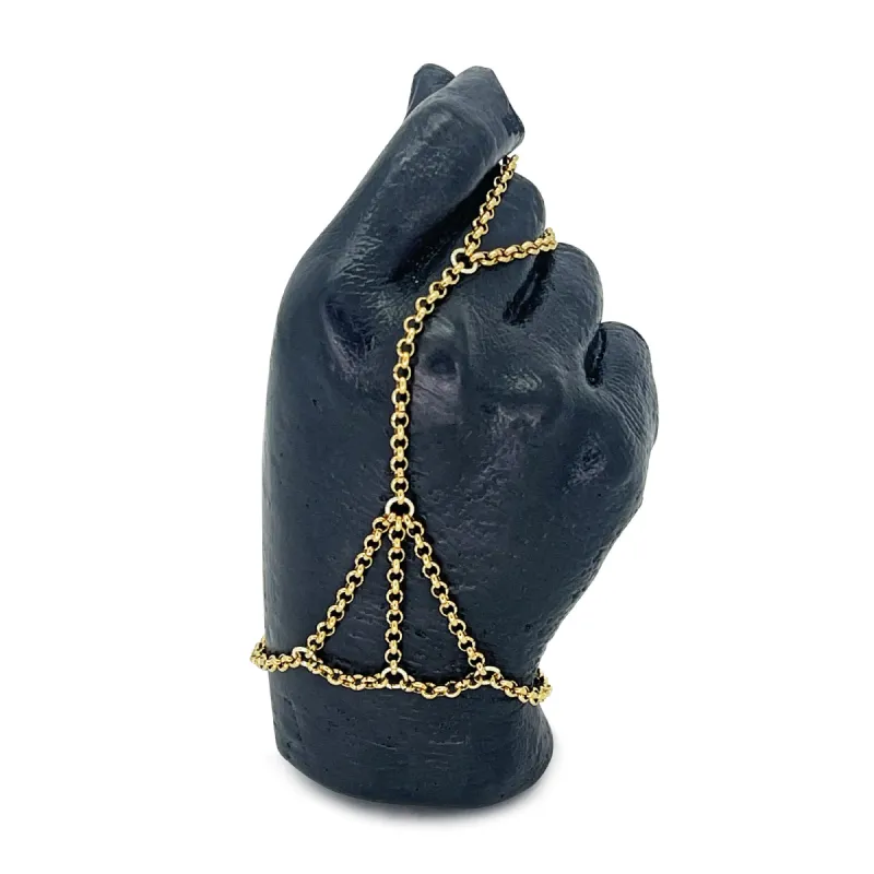 Gold Hand Chain sold by MHART