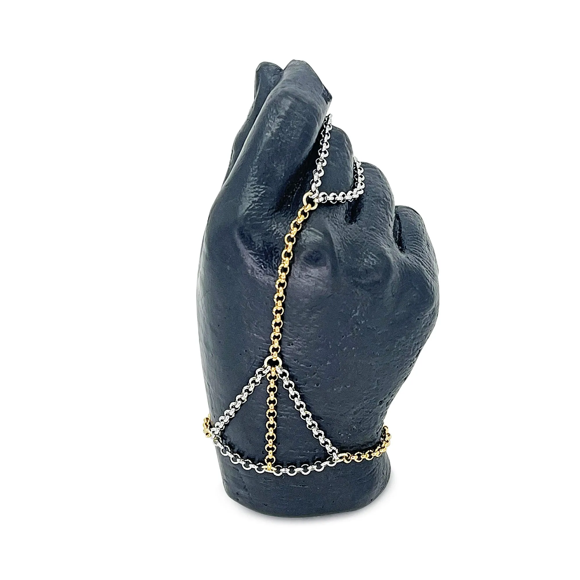 Mixed Metal Hand Chain sold by MHART