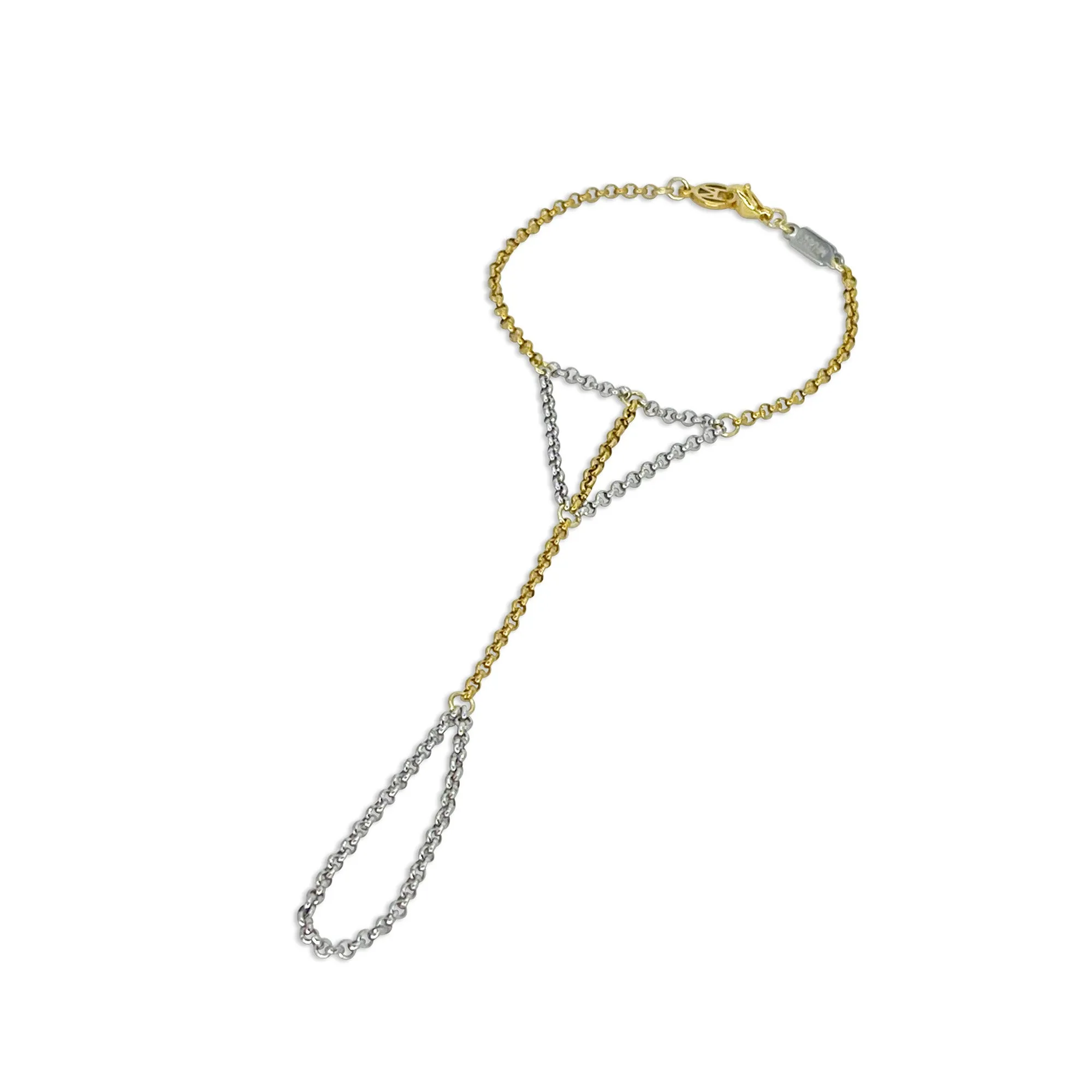 Mixed Metal Hand Chain sold by MHART product image thumbnail 2
