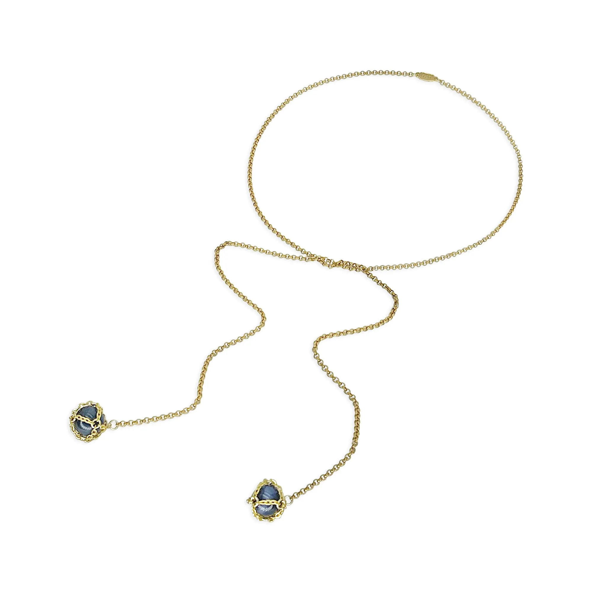 Caged Gemstone Chain Rope sold by MHART