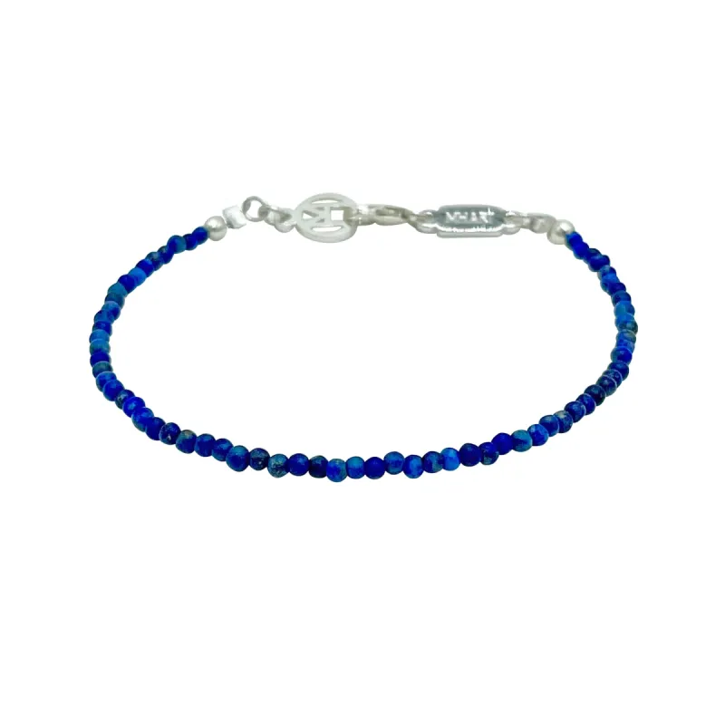 Lapis Bracelet – Sterling Silver sold by MHART