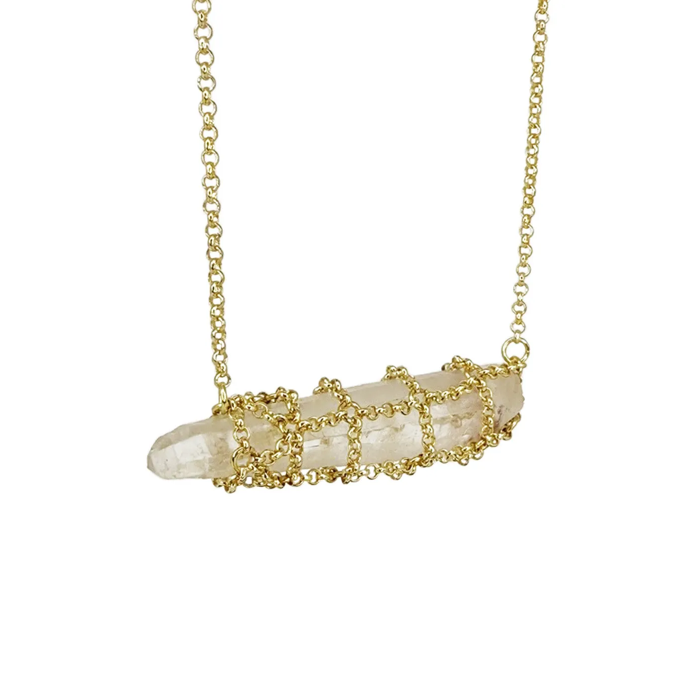 Horizontal Quartz Spike Pendant sold by MHART product image thumbnail 2