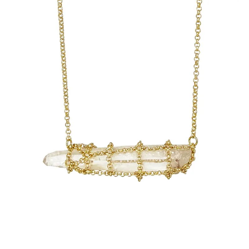 Horizontal Quartz Spike Pendant sold by MHART