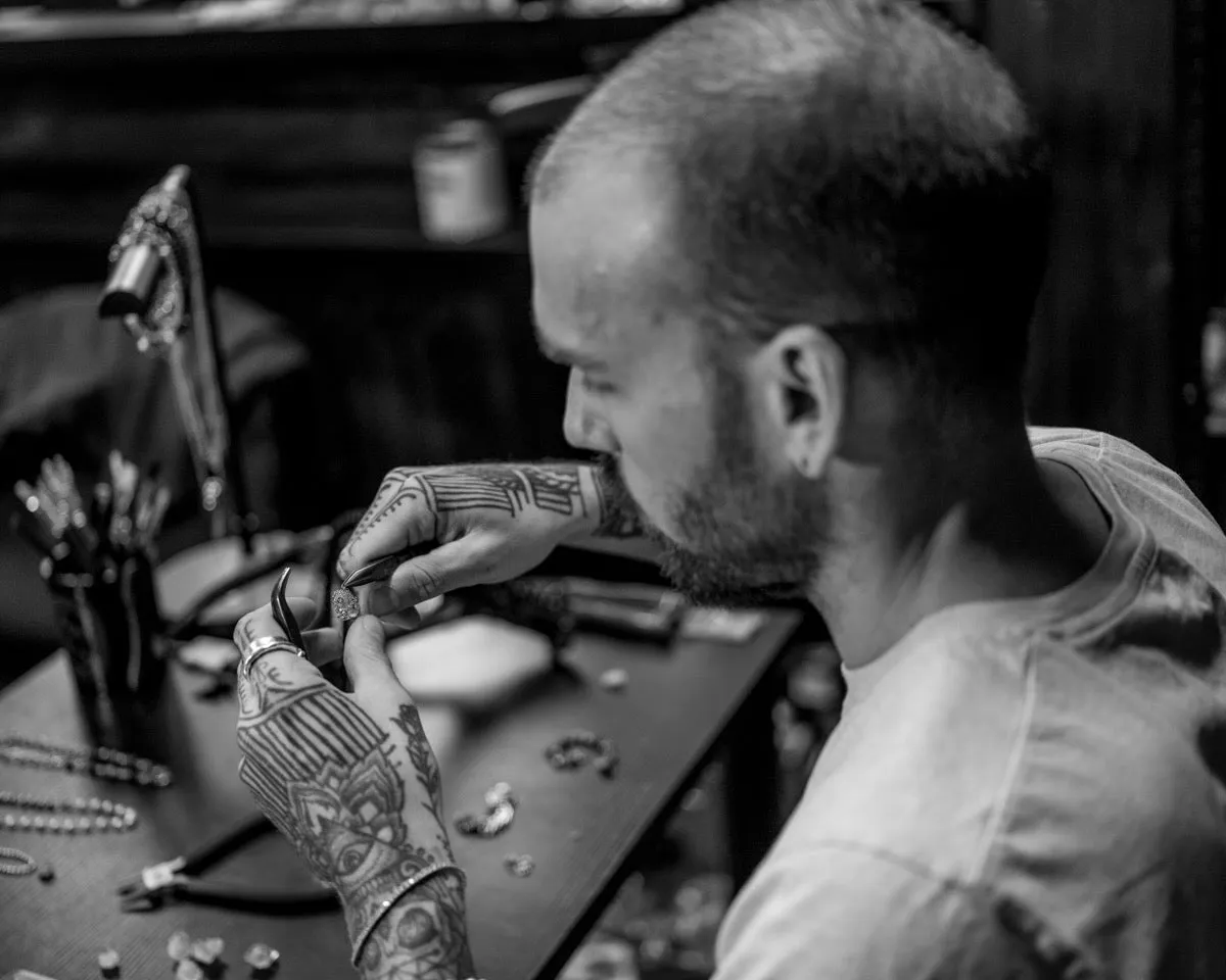 Grounded Glow Sphere Necklace sold by MHART product image thumbnail 2