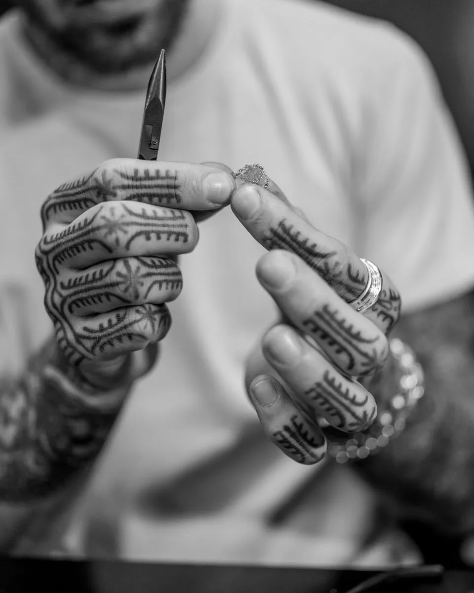 Caged Chunky Quartz Pendant sold by MHART product image thumbnail 2