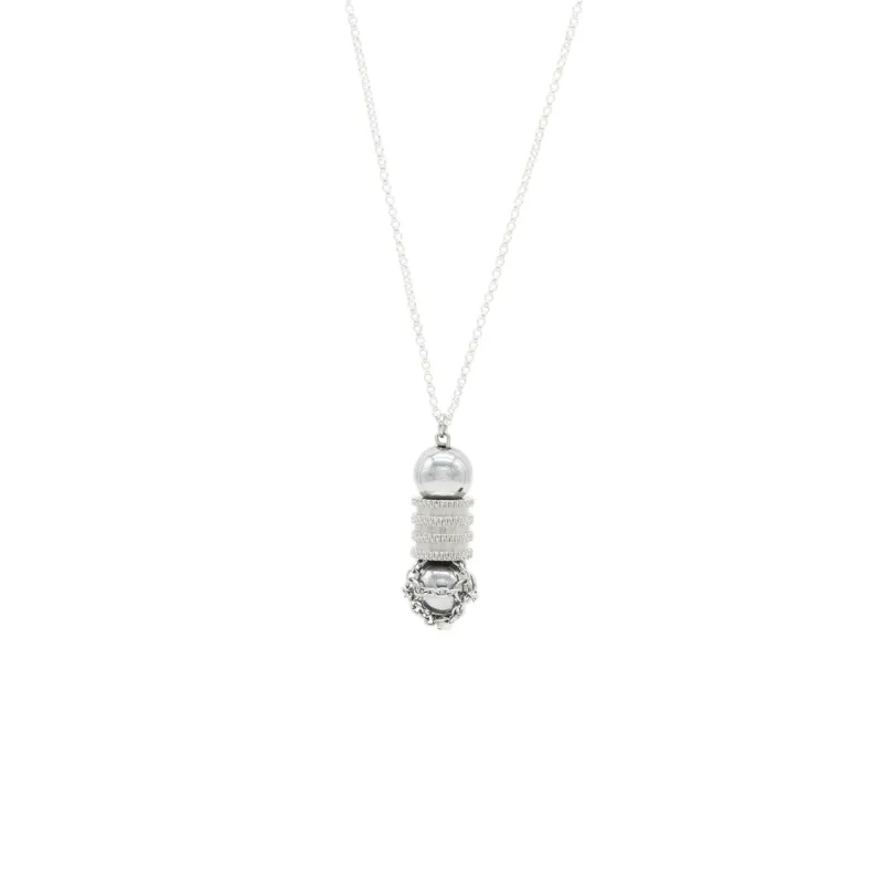 Double Sphere Hematite Pendant sold by MHART