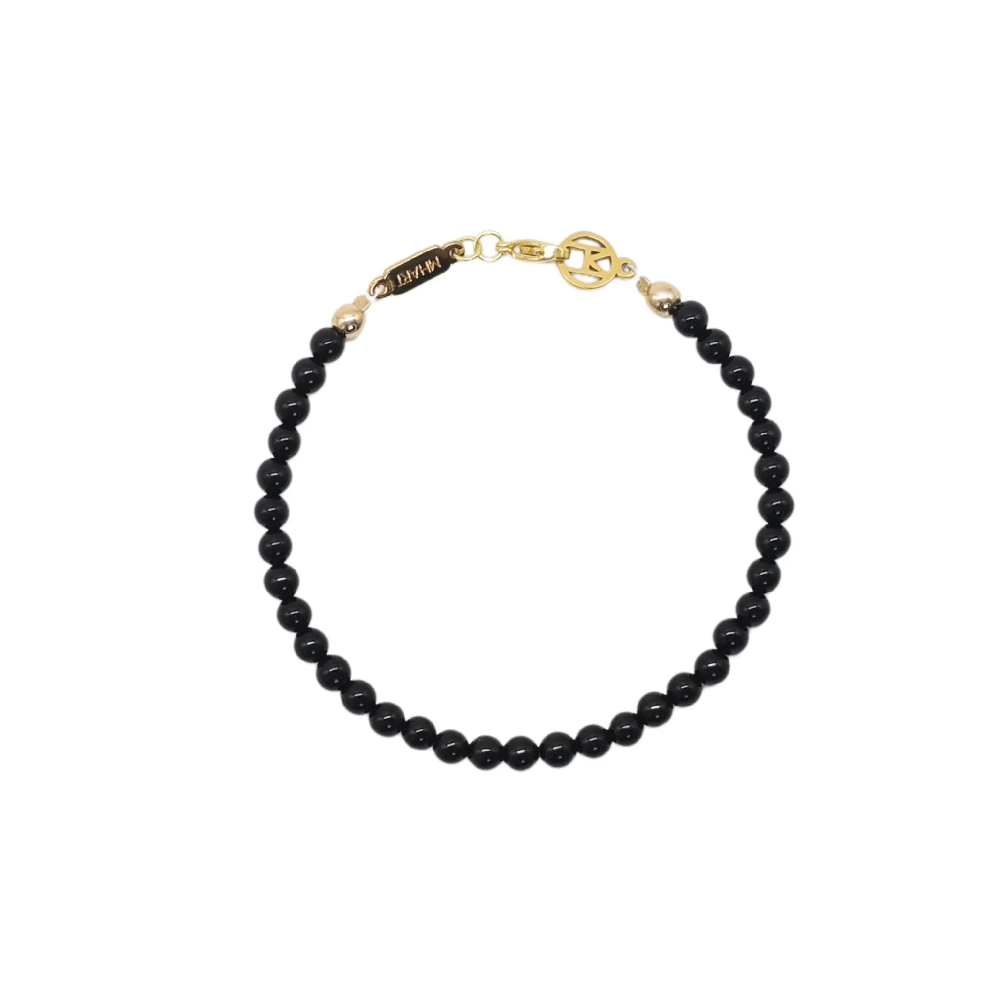 Polished Black Onyx Bracelet sold by MHART