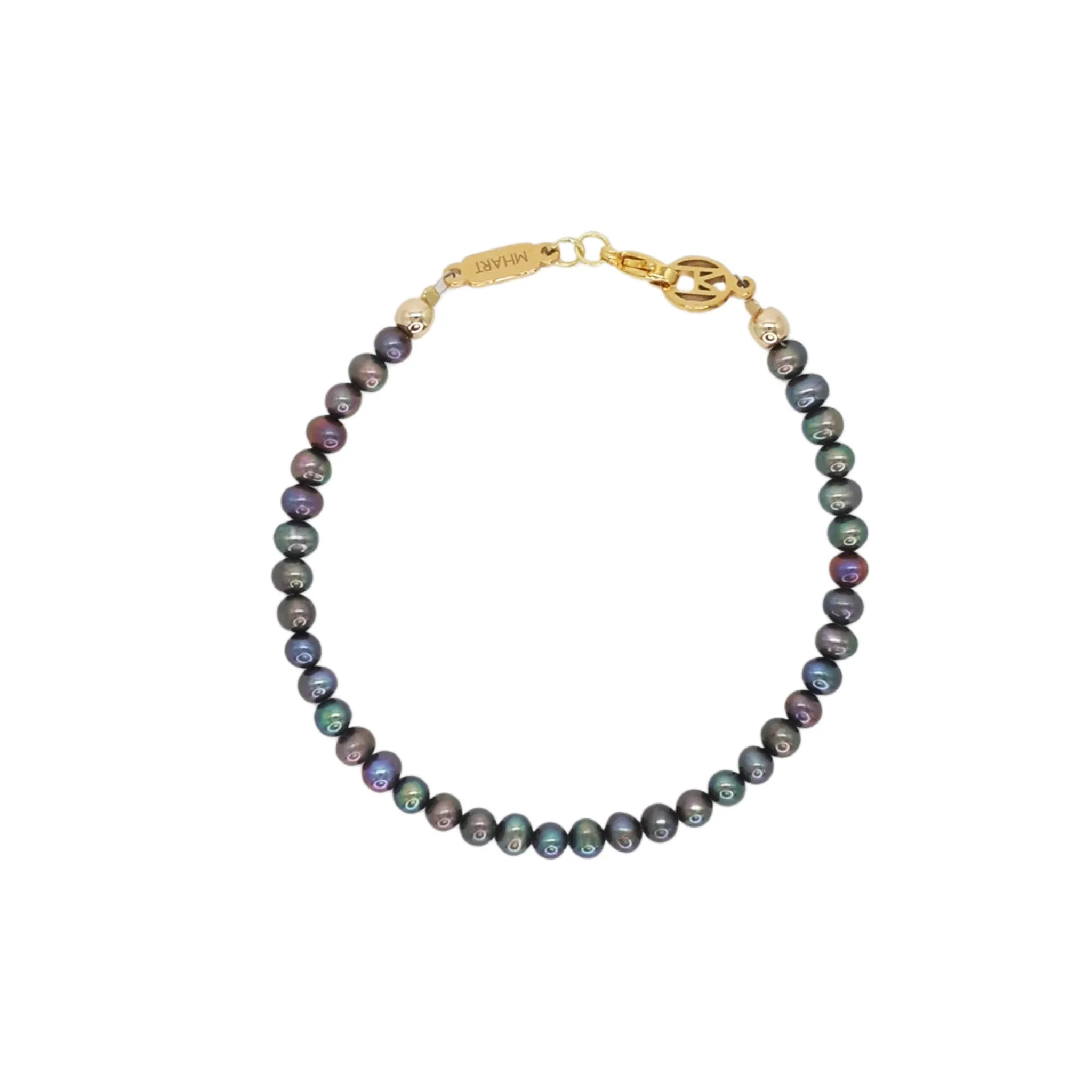 Black Freshwater Pearl Bracelet sold by MHART