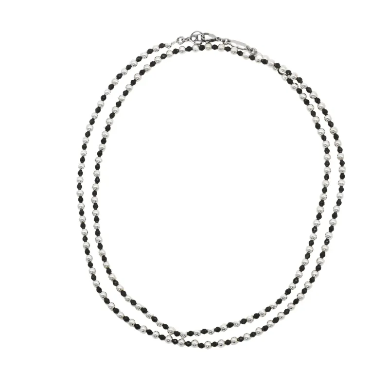 Black Agate Wrap Necklace sold by MHART