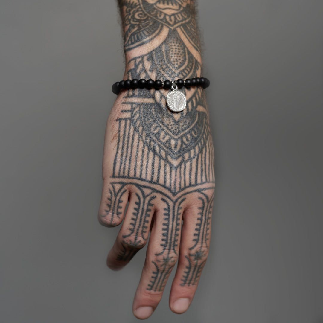 Coin Onyx Bracelet sold by MHART