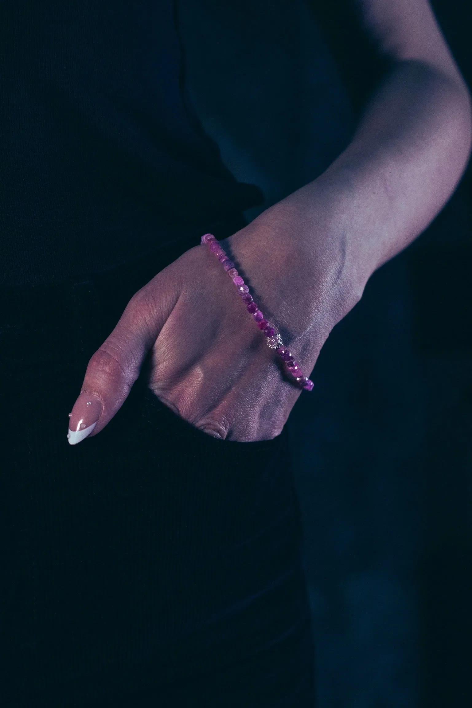 Ruby Gemstone Bracelet: .925 Silver sold by MHART product image thumbnail 2