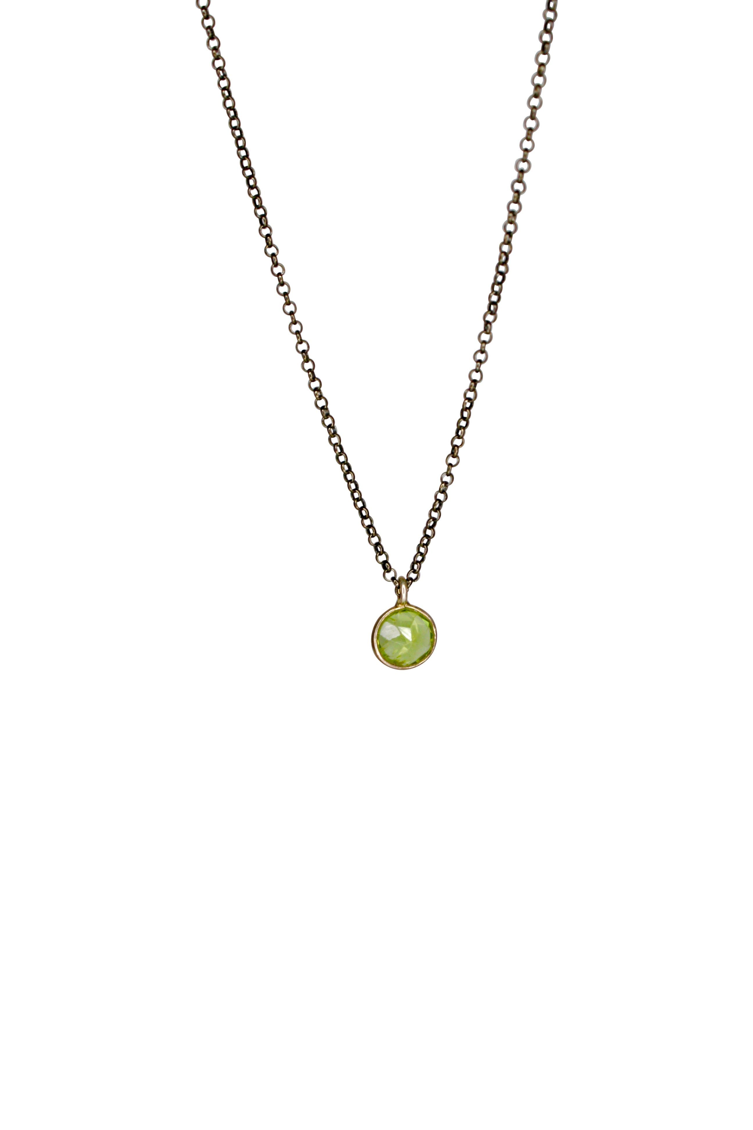 Peridot Necklace sold by MHART