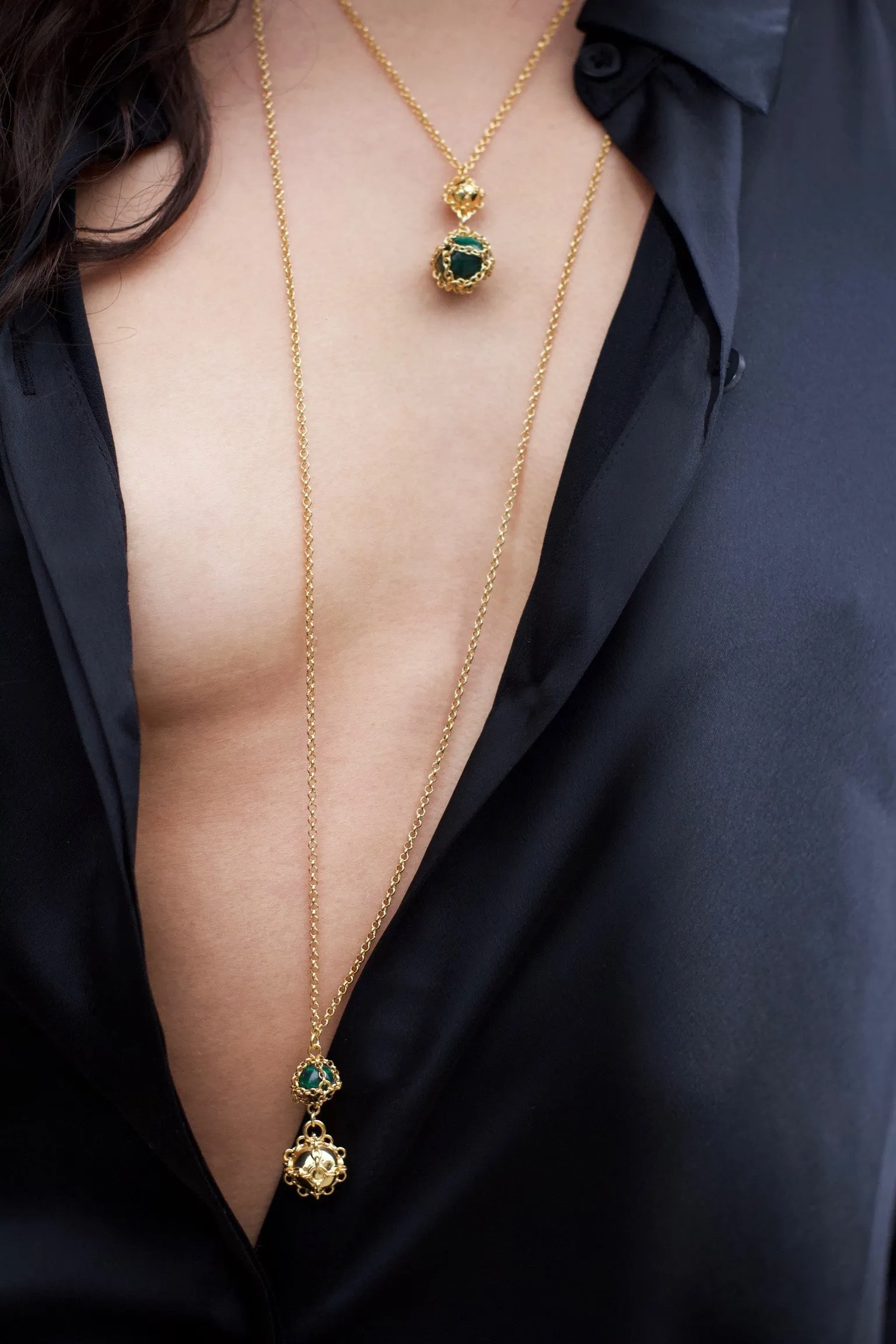 Malachite Legacy Necklace sold by MHART product image thumbnail 3