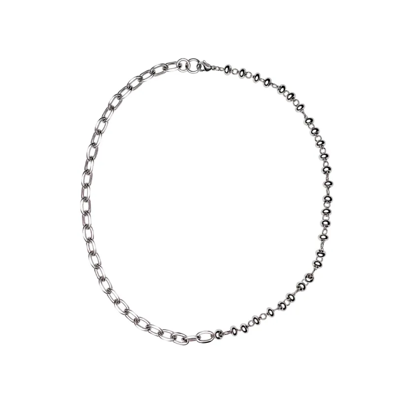 Oval Chain Bead Necklace sold by MHART