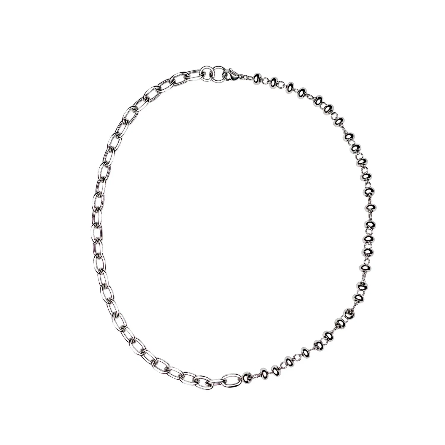 Oval Chain Bead Necklace sold by MHART