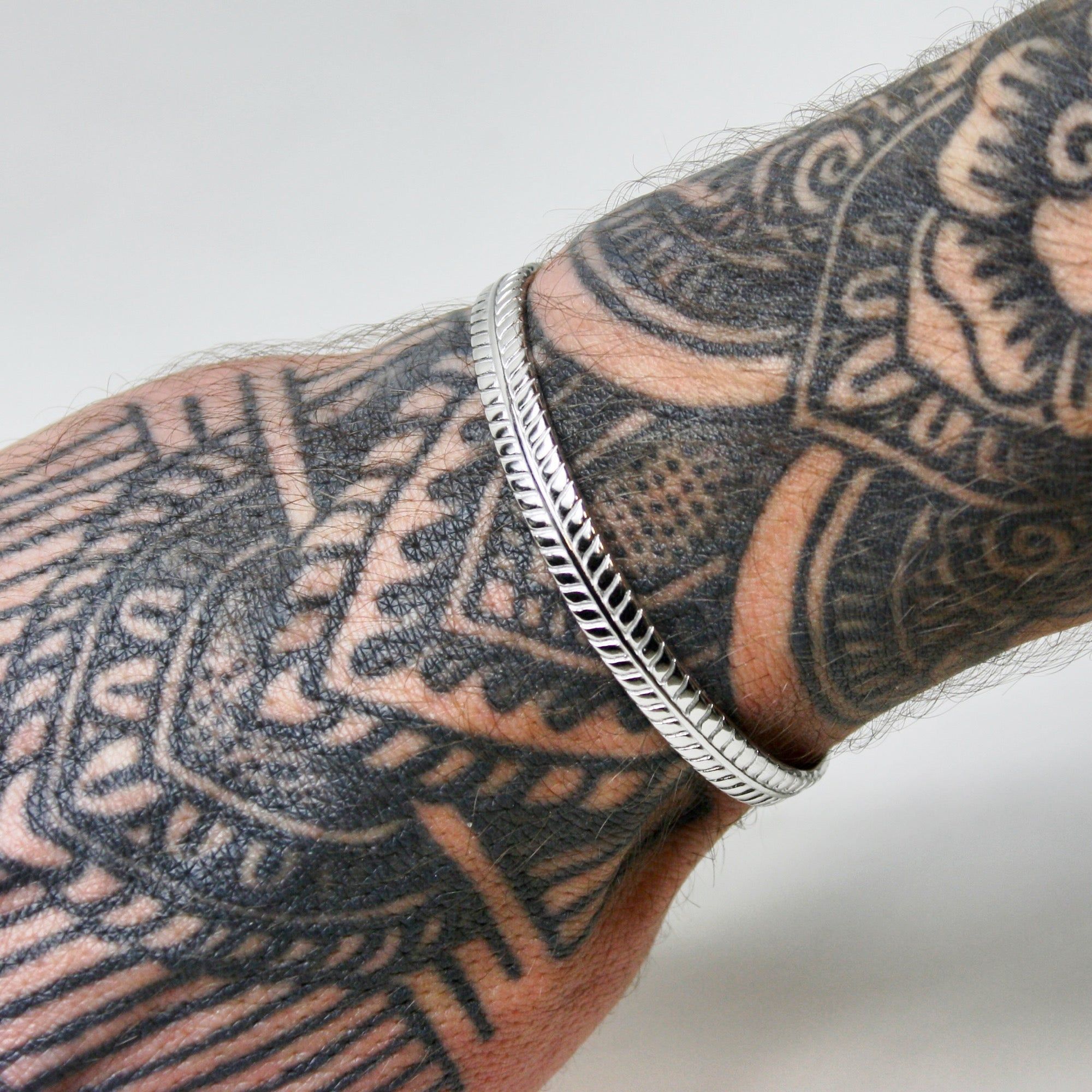 Textured Silver Cuff sold by MHART product image thumbnail 2