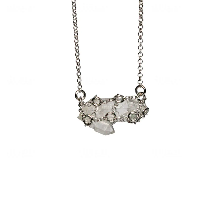 Caged Quartz Necklace sold by MHART