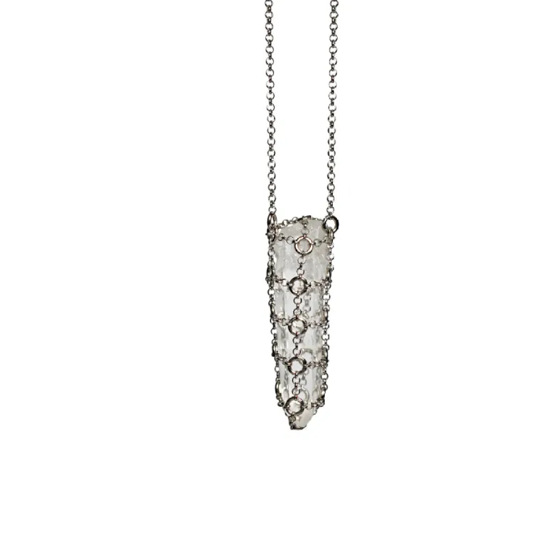 Caged Quartz Necklace sold by MHART