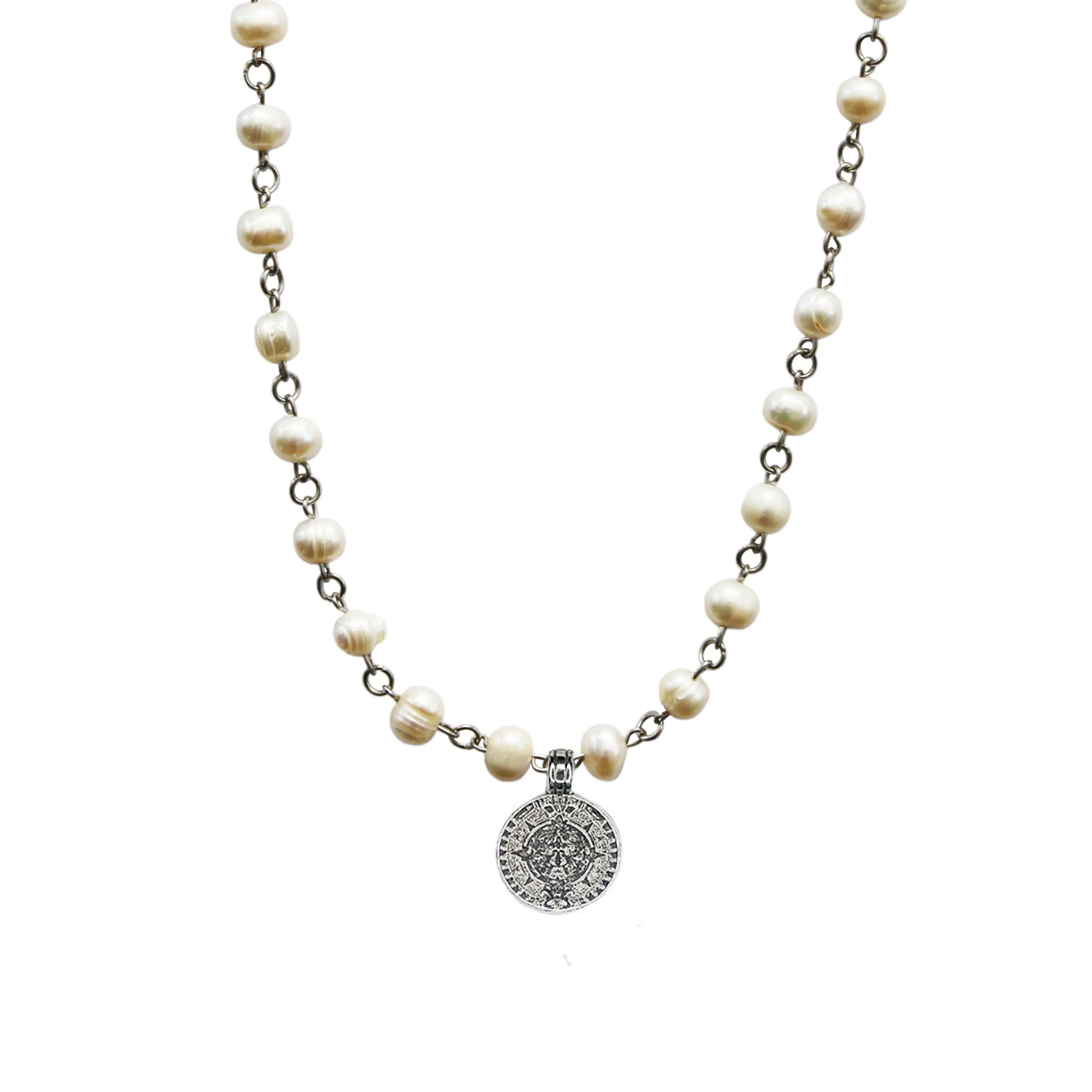 Pearl Coin Necklace sold by MHART