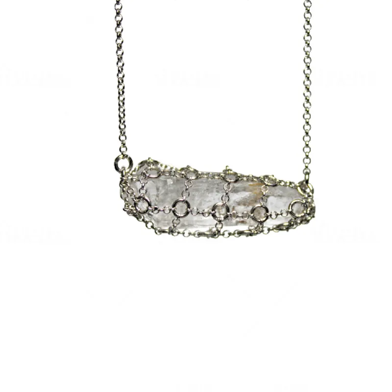 Caged Quartz Necklace sold by MHART