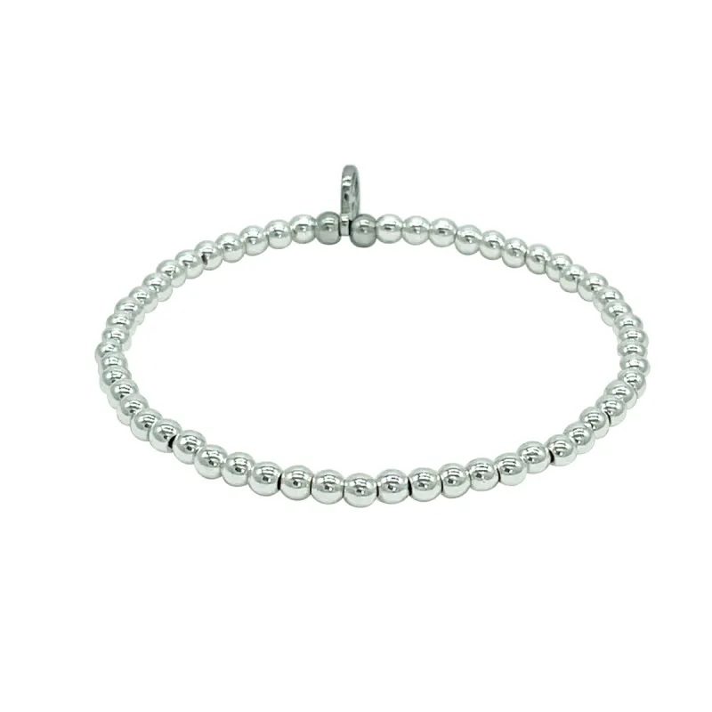 Hematite Gemstone Stretch Bracelet sold by MHART