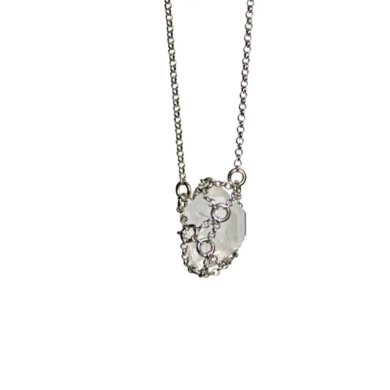 Caged Quartz Necklace sold by MHART