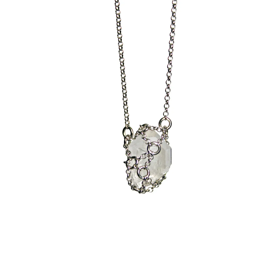 Caged Quartz Necklace sold by MHART