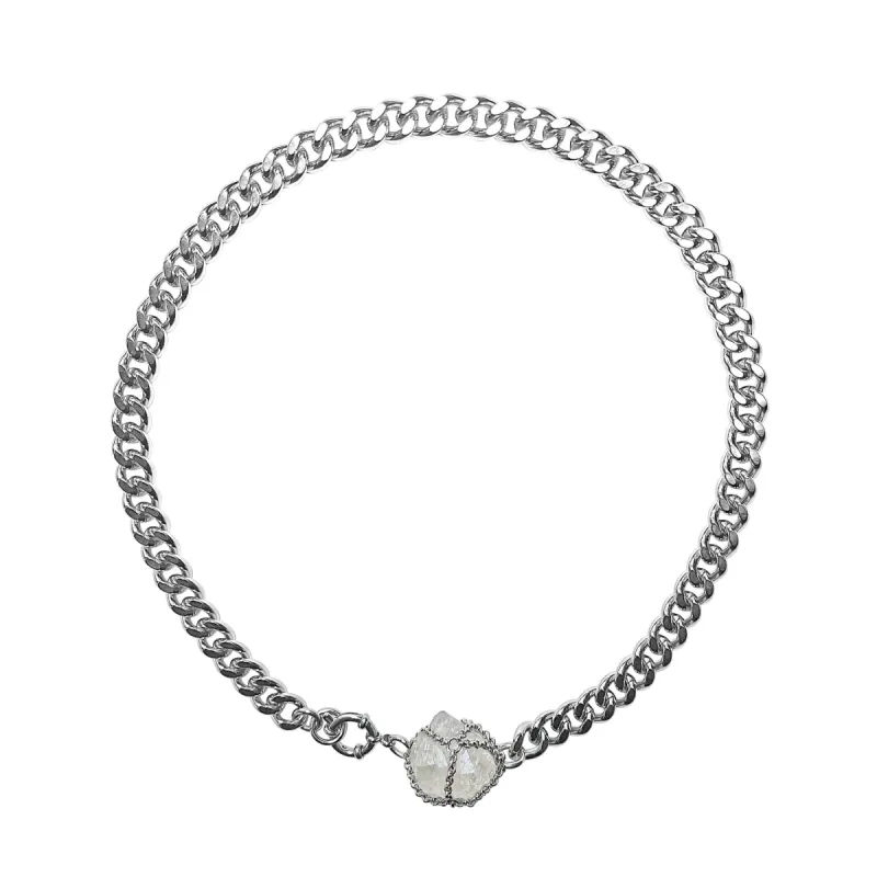 Caged Web Quartz Necklace sold by MHART